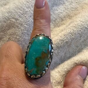 Turquoise Silver Women's Ring
